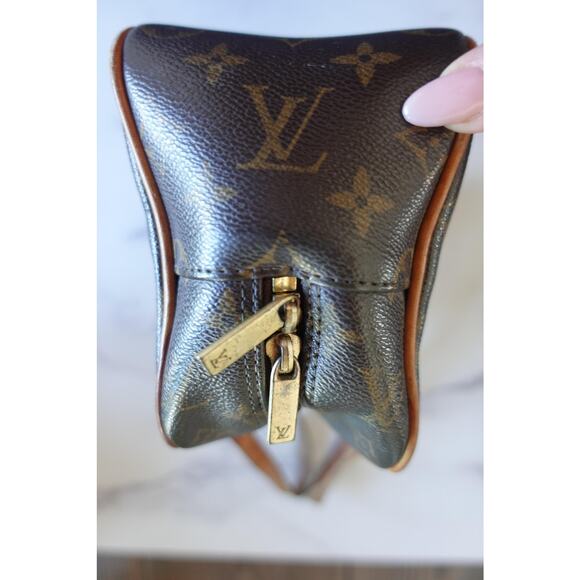 Vintage Louis Vuitton Shoulder Bag Womens Monogram Canvas Purse France 90s - Picture 5 of 16